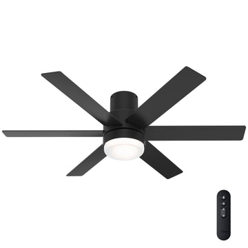 Marshal with LED light 52 inch Ceiling Fans Hunter Matte Black - Matte Black