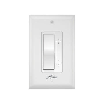 No Light Wall Controller - 99753 Ceiling Fan Accessories Hunter Matte White