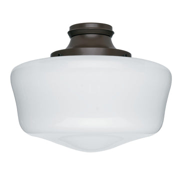 Original Damp-Rated Traditional Globe Light Kit, Chestnut Brown - 99166 Ceiling Fan Accessories Hunter
