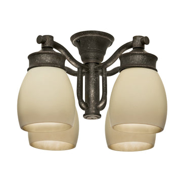Outdoor Four-Light Aged Bronze Fixture - 99087 Ceiling Fan Accessories Casablanca Aged Bronze