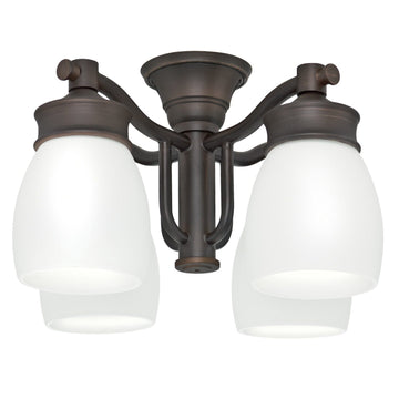 Outdoor Four-Light Brushed Cocoa Fixture - 99090 Ceiling Fan Accessories Casablanca Brushed Cocoa