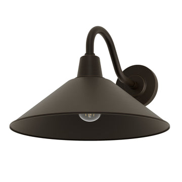 Skyflow Outdoor WeatherMax 1 Light 14 Inch Medium Wall Light Lighting Hunter Matte Bronze
