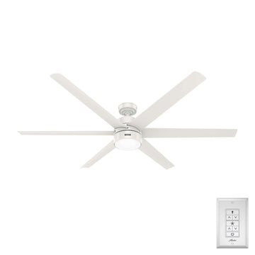 Solaria Outdoor with LED Light 72 inch Ceiling Fans Hunter Fresh White - Fresh White