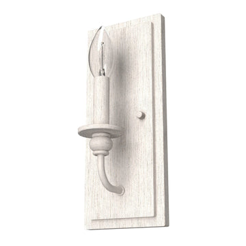 Southcrest 1 Light Wall Sconce Lighting Hunter Distressed White - None