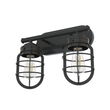 Starklake 2 Light Vanity Lighting Hunter Noble Bronze