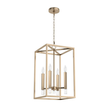 Sunjai 4 Light Pendant 13 inch Lighting Hunter Alturas Gold