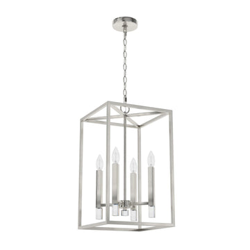 Sunjai Pendant 4 Light 13 inch Lighting Hunter Brushed Nickel