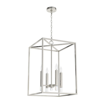 Sunjai Pendant 4 Light 17 inch Lighting Hunter Brushed Nickel