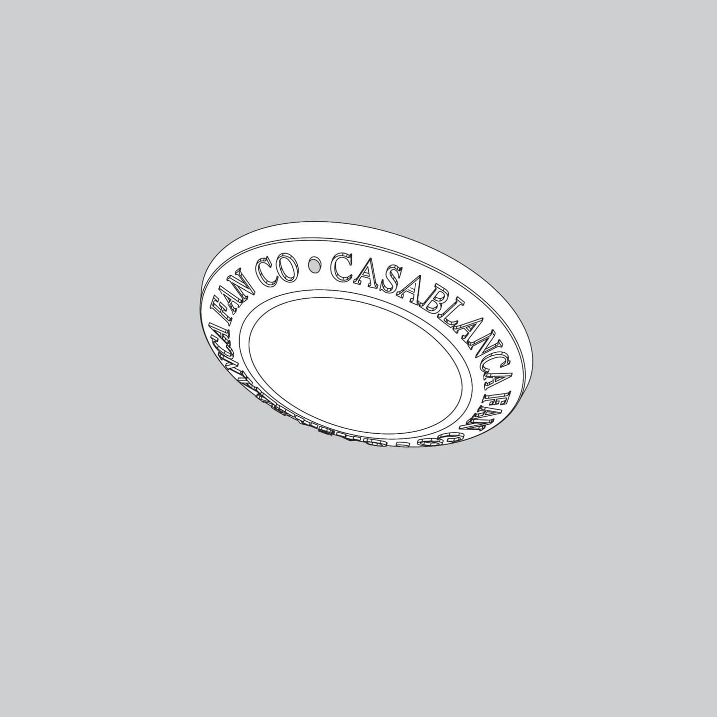 Switch Housing Cap-Brushed Cocoa - K018801W33 Service Parts Casablanca