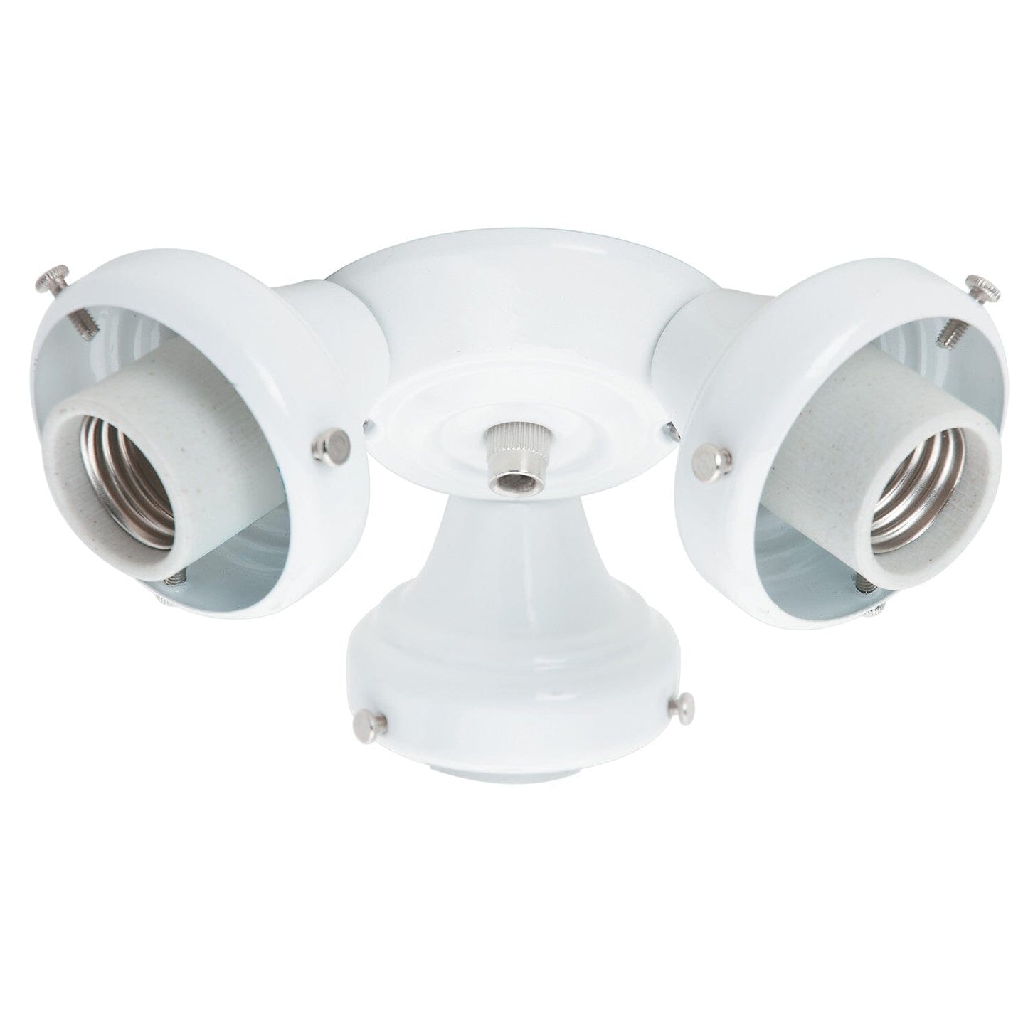 Three-Light White Fitter - 99135 Ceiling Fan Accessories Hunter White