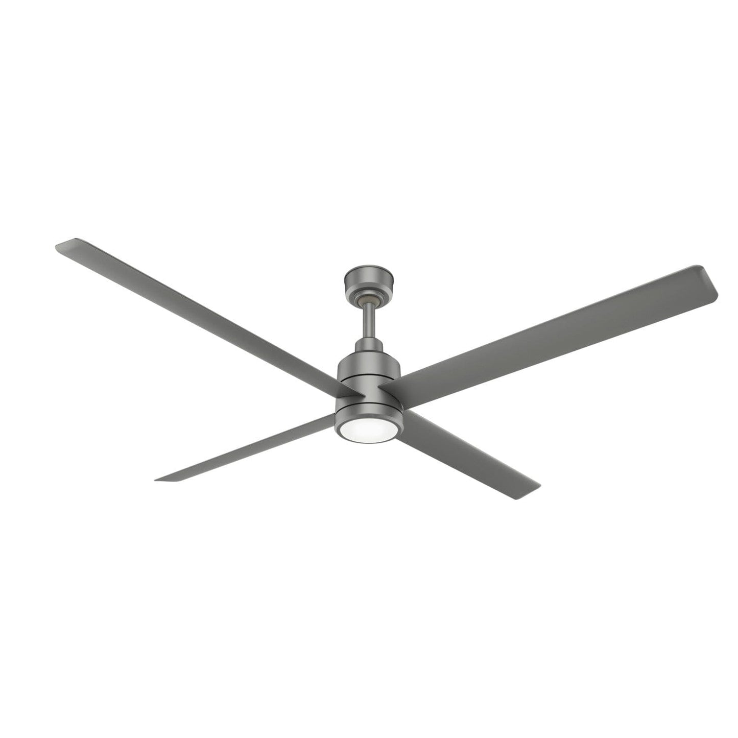 Trak Outdoor with light 96 inches 120V Ceiling Fans Hunter Silver - Silver