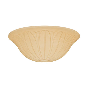 Tropical Leaf Toffee Glass Bowl - 99063 Ceiling Fan Accessories Casablanca