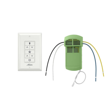 Universal Fan-Light Wall Control with Receiver - 99771 Ceiling Fan Accessories Hunter White