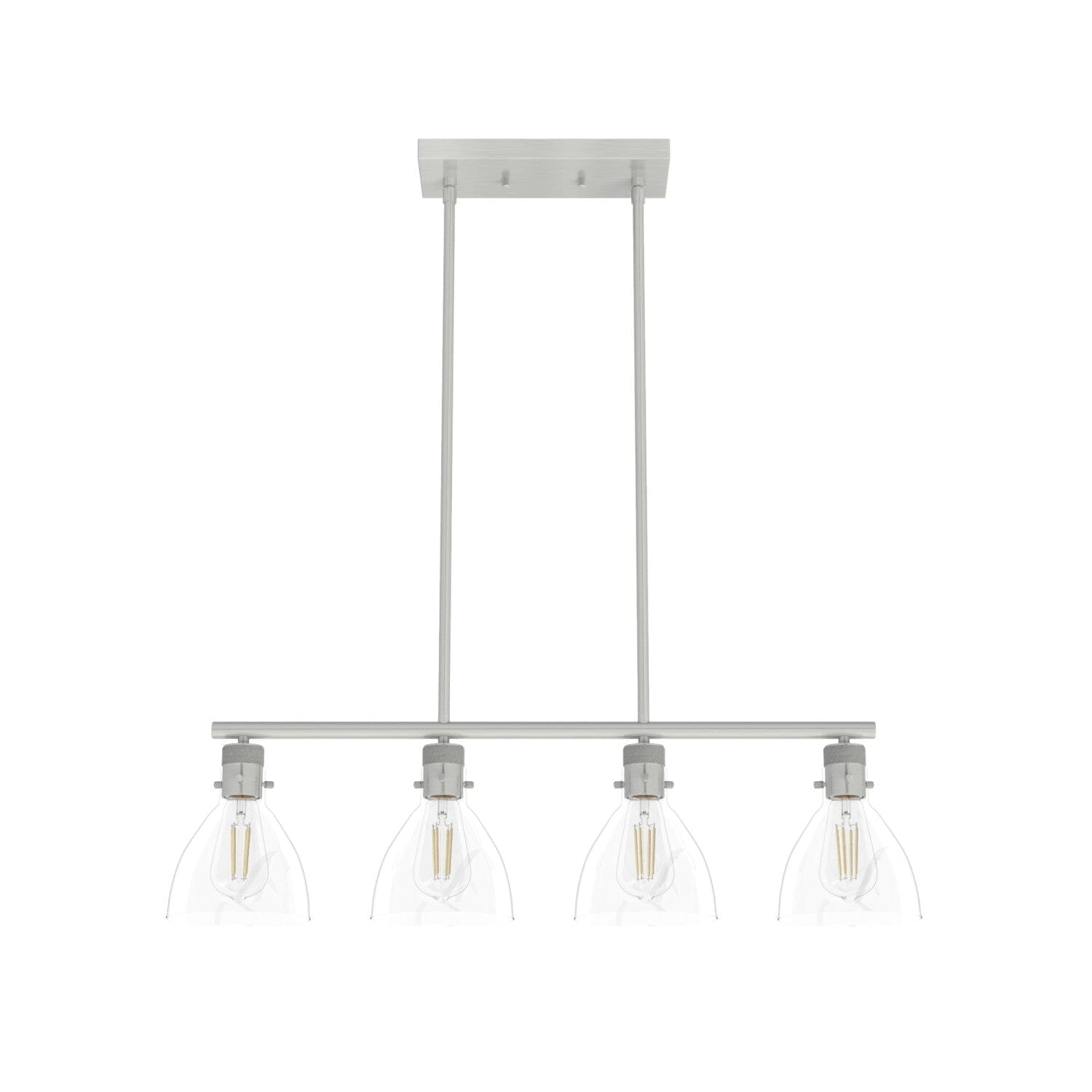 Van Nuys 4 Light Linear Chandelier 48037 Hunter Fan
