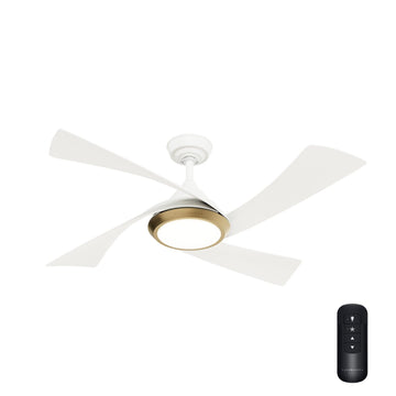 Vespucci Outdoor with LED Light 52 inch Ceiling Fans Hunter Fresh White - Fresh White 
