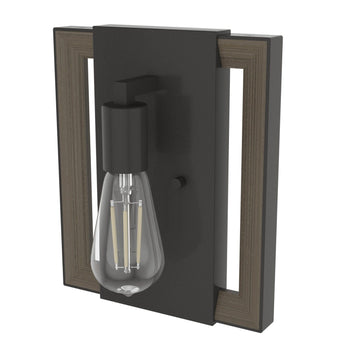 Woodburn 1 Light Wall Sconce Lighting Hunter Noble Bronze - None