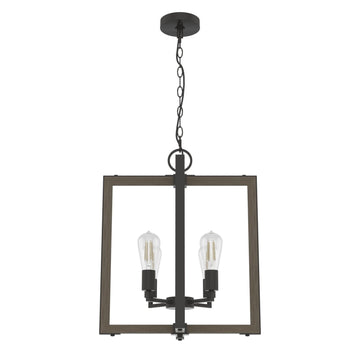 Woodburn 4 Light 18 Inch Foyer Pendant Lighting Hunter Noble Bronze - None