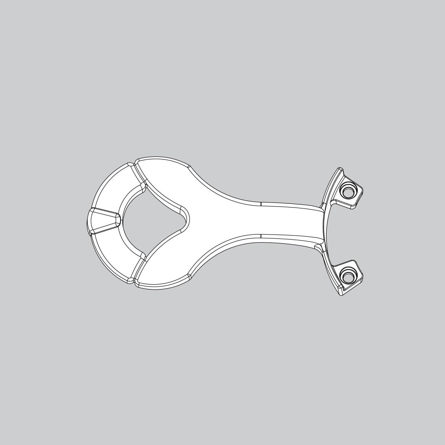 Blade Iron SetMatte Silver K046105878 Hunter Fan