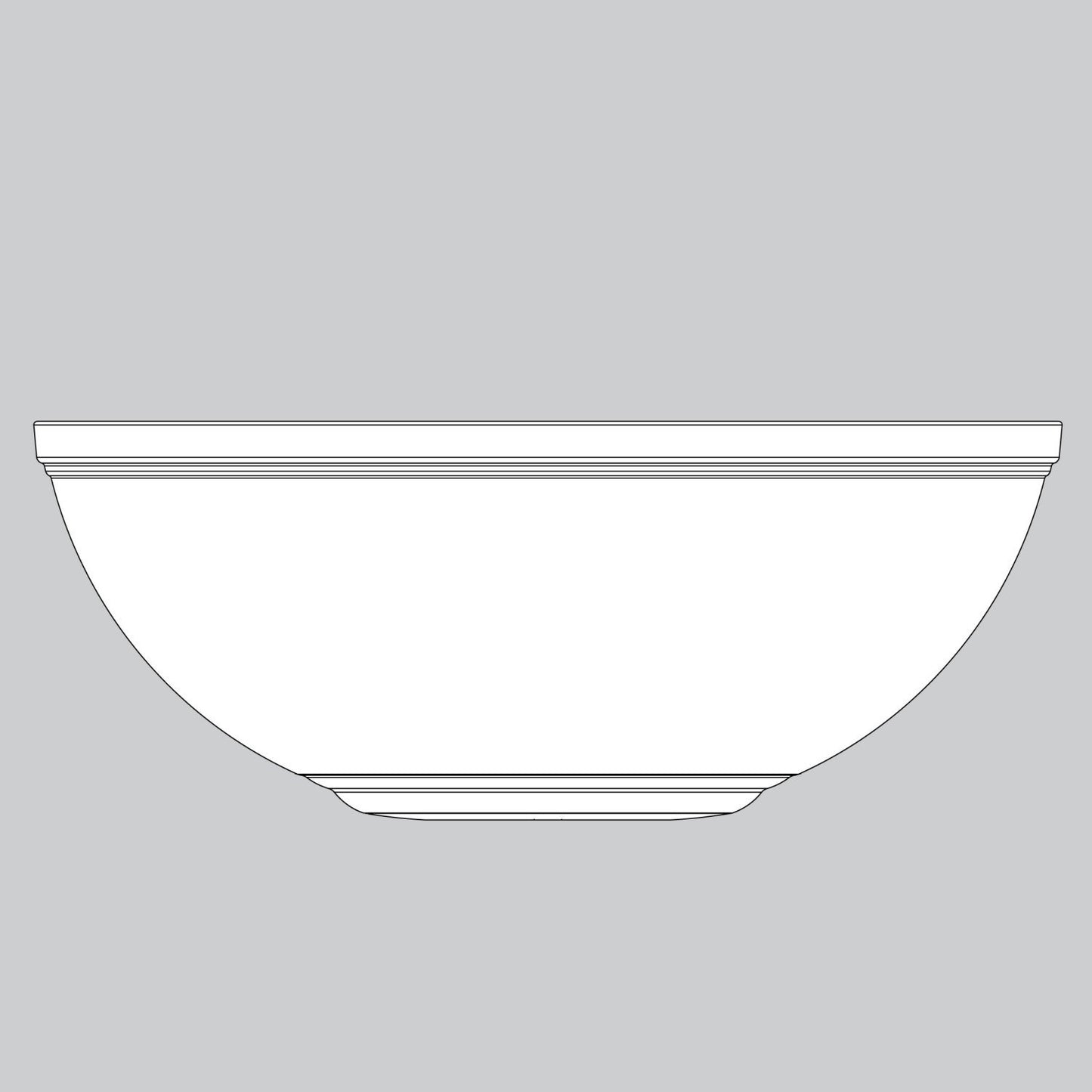 Glass Bowl-Tea Stain - K067201176 Service Parts Hunter