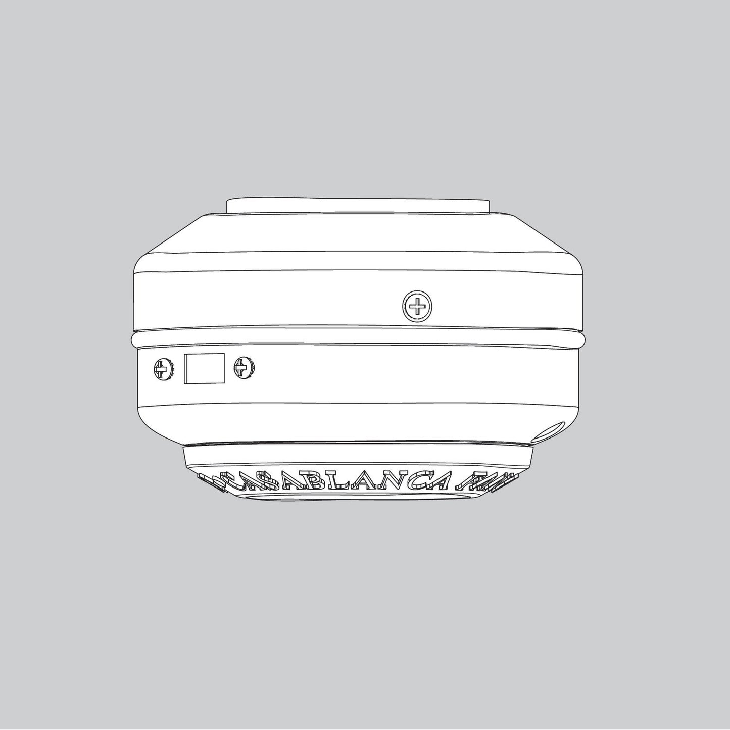 Switch Housing-Empty-Brushed Cocoa - K005804546 Service Parts Casablanca