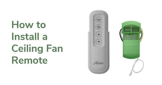 How to Install a Ceiling Fan Remote