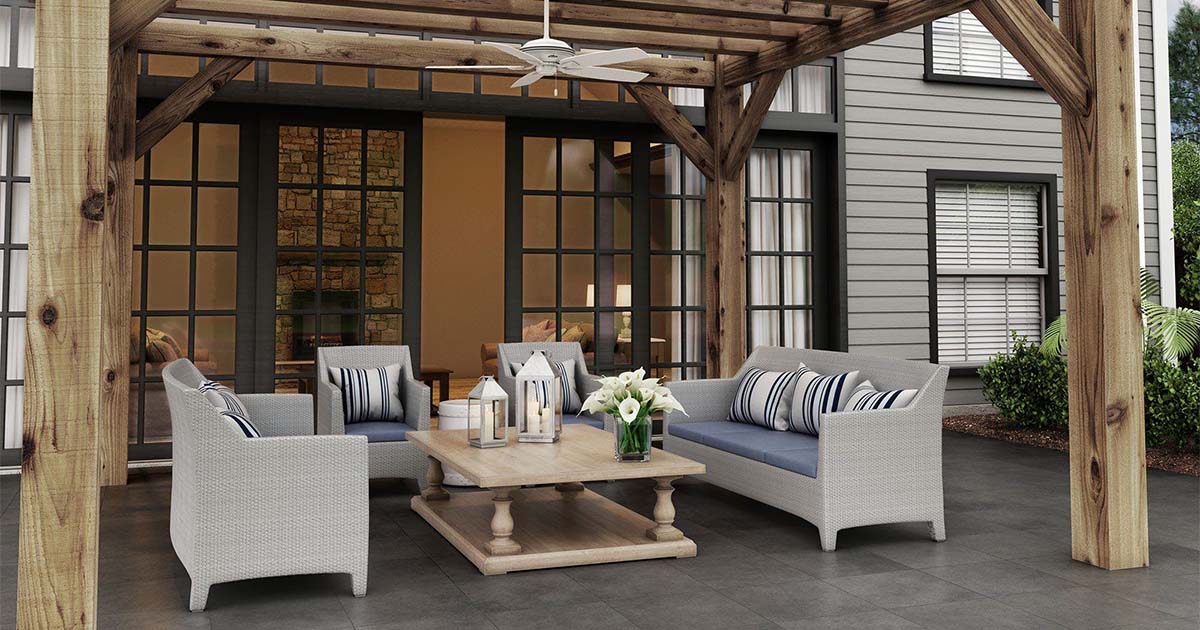 5 Reasons to Add an Outdoor Ceiling Fan to Your Pergola