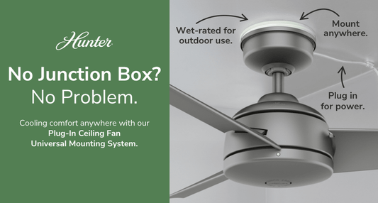 Hunter Plug-In Ceiling Fan Mounting System