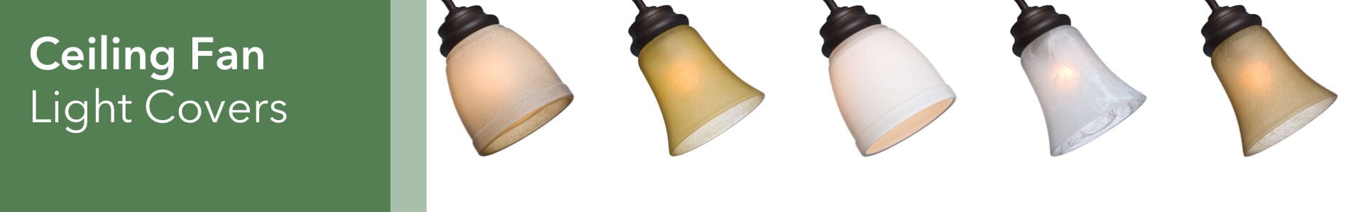 Ceiling Fan Light Covers & Ceiling Fan Globes – Hunter Fan