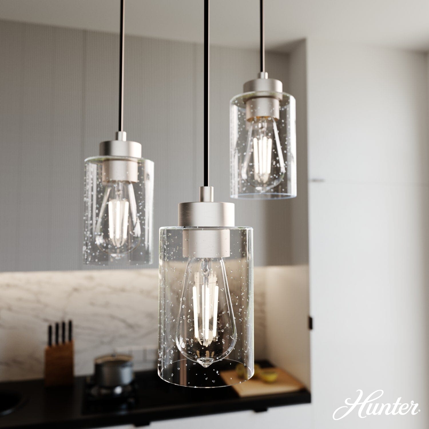 Hunter Hartland 3 Light Round Cluster Ceiling Light – Hunter Fan
