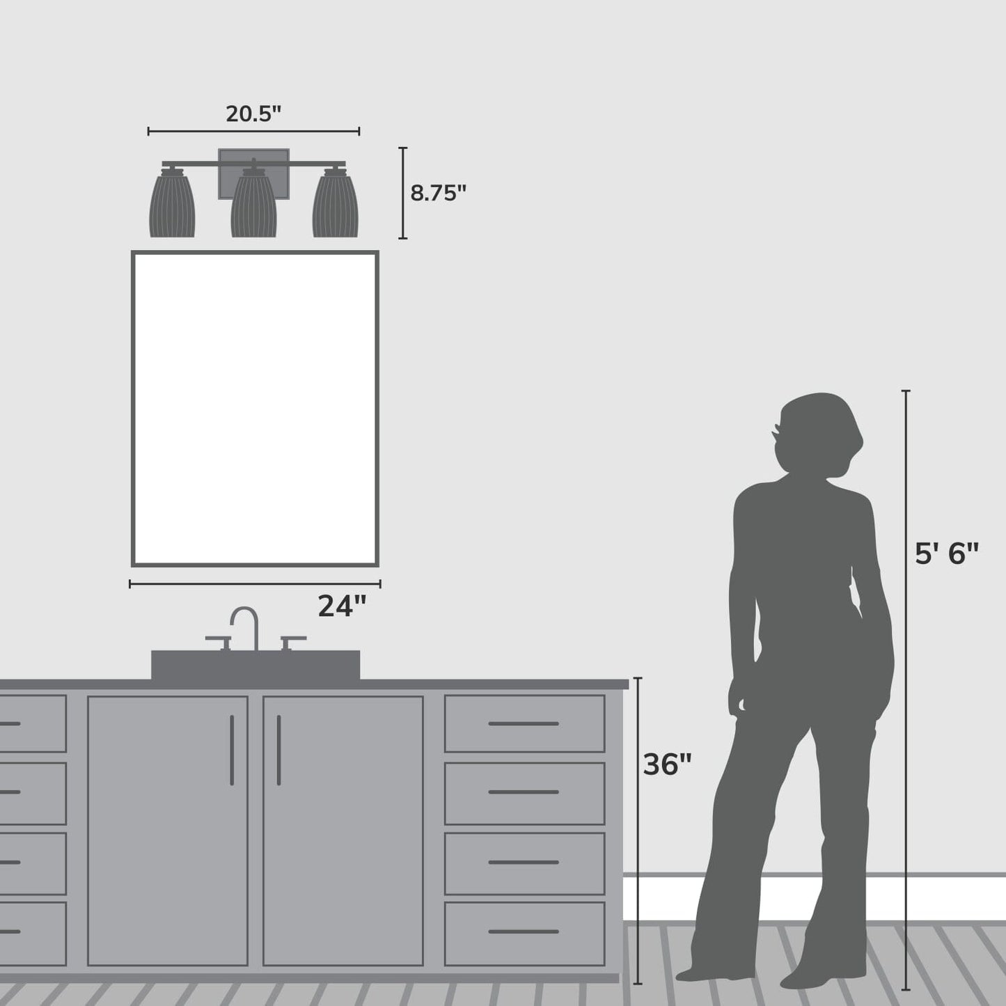 13103_5_rossmoor_3_light_medium_21_inch_vanity-matte_black-scalegraphic