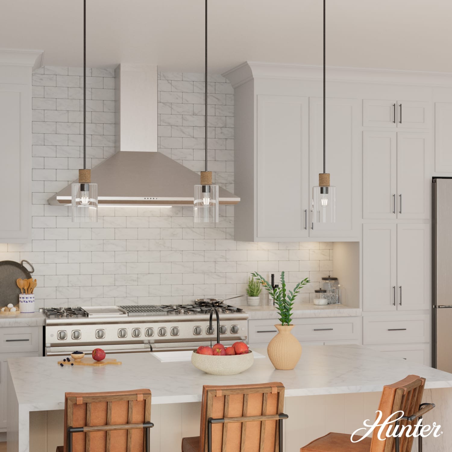 【新品未使用】furnihunterペンダントライト Hunter Vanning 1 Light Mini Pendant Ceiling Light – Hunter Fan