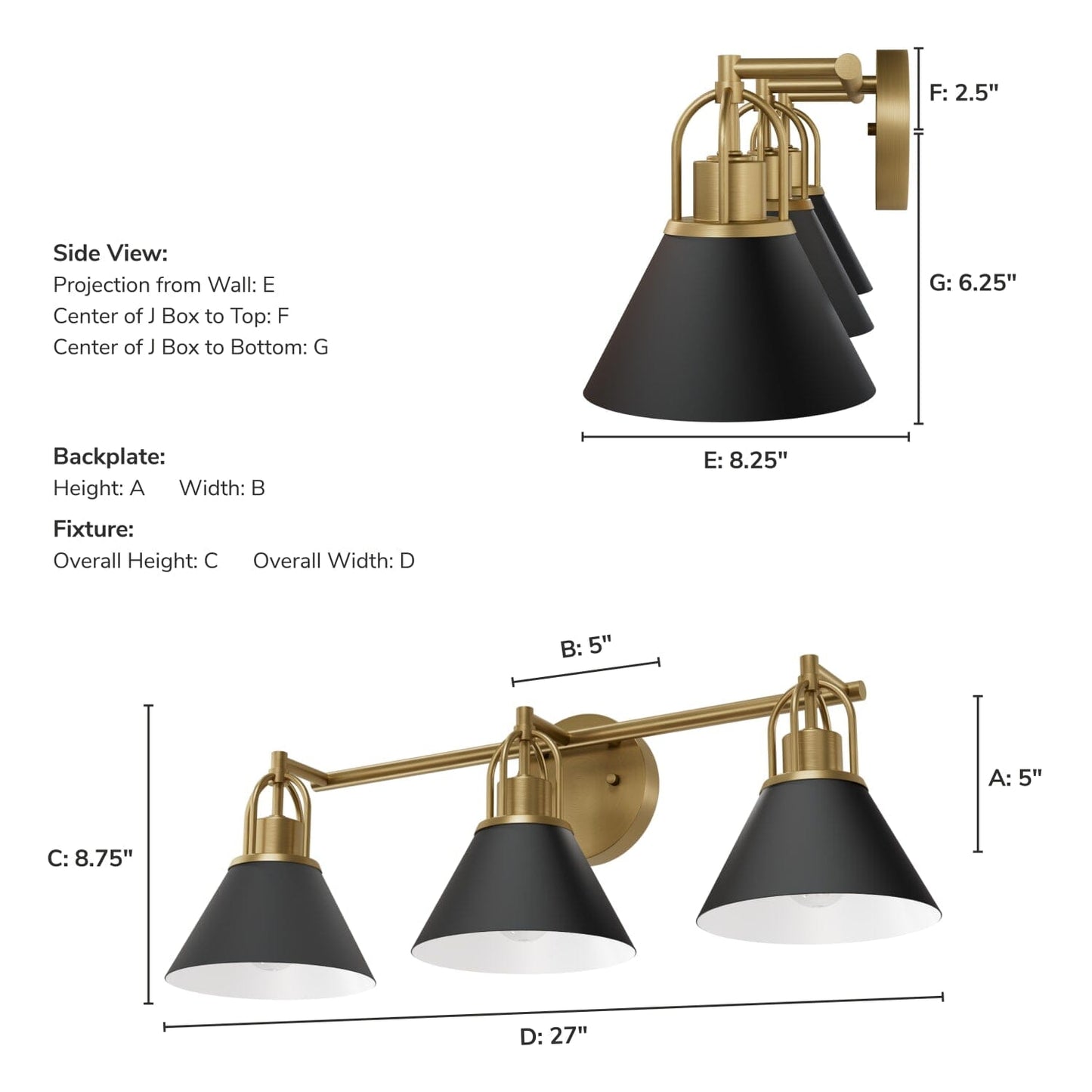 13169_4_carrington_isle_3_light_medium_27_inch_vanity-matte_black-dimensiongraphic