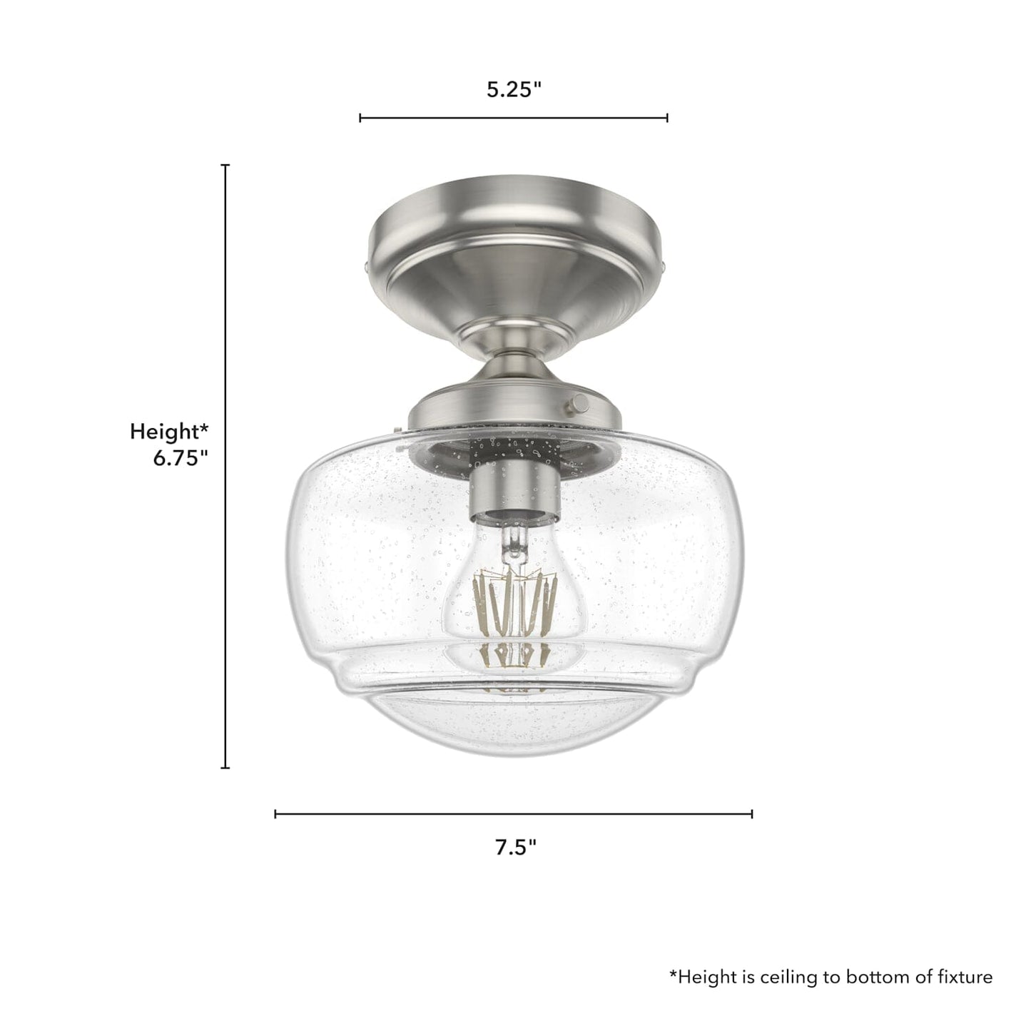 19049_4_saddle_creek_clear_seeded_glass_1_light_mini_semi_flush-brushed_nickel-dimensiongraphic