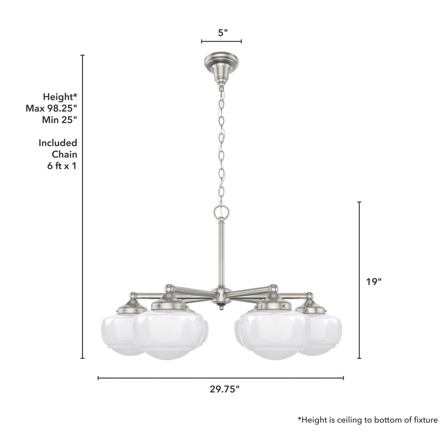 19062_4_saddle_creek_shiny_cased_white_glass_6_light_chandelier-brushed_nickel-dimensiongraphic