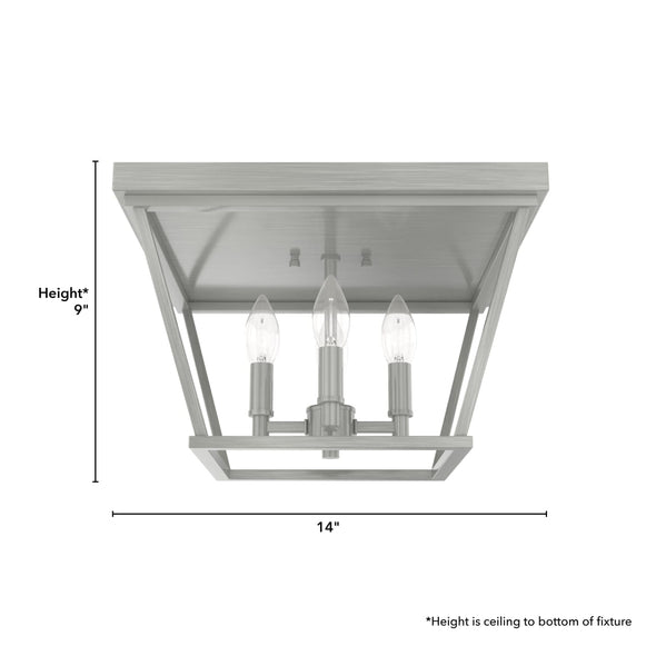 19076_4_laurel_ridge_flush_mount_4_light_-brushed_nickel-dimensiongraphic