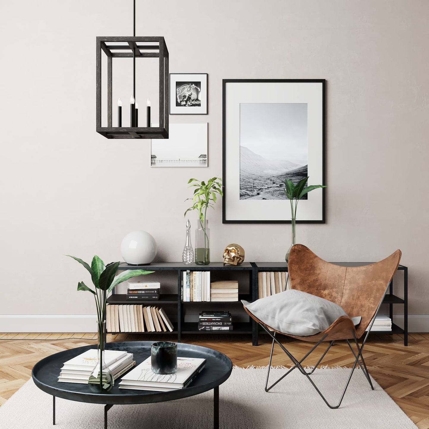 19086_2_squire_manor_4_light_pendant_15_inch-matte_black-lifestyleimages1