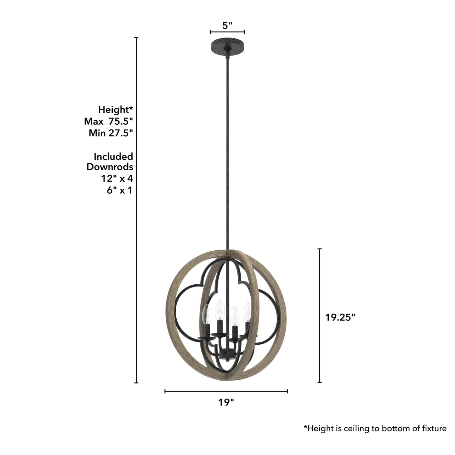 19095_4_gablecrest_4_light_pendant_19_inch-french_oak-dimensiongraphic