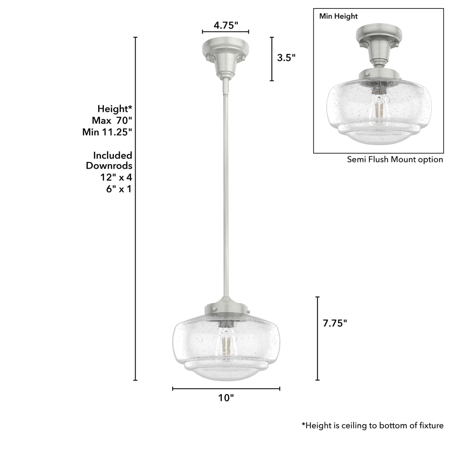 19189_4_saddle_creek_clear_seeded_glass_1_light_10_inch_pendant-brushed_nickel-dimensiongraphic