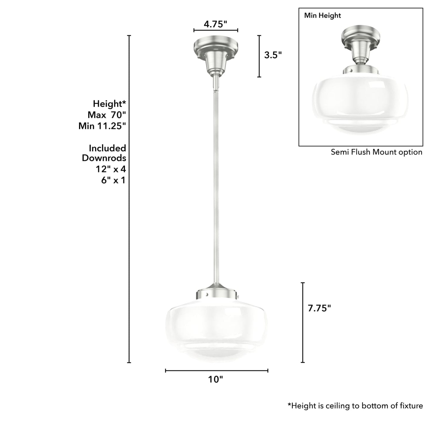 19190_4_saddle_creek_shiny_cased_white_glass_1_light_10_inch_pendant-brushed_nickel-dimensiongraphic