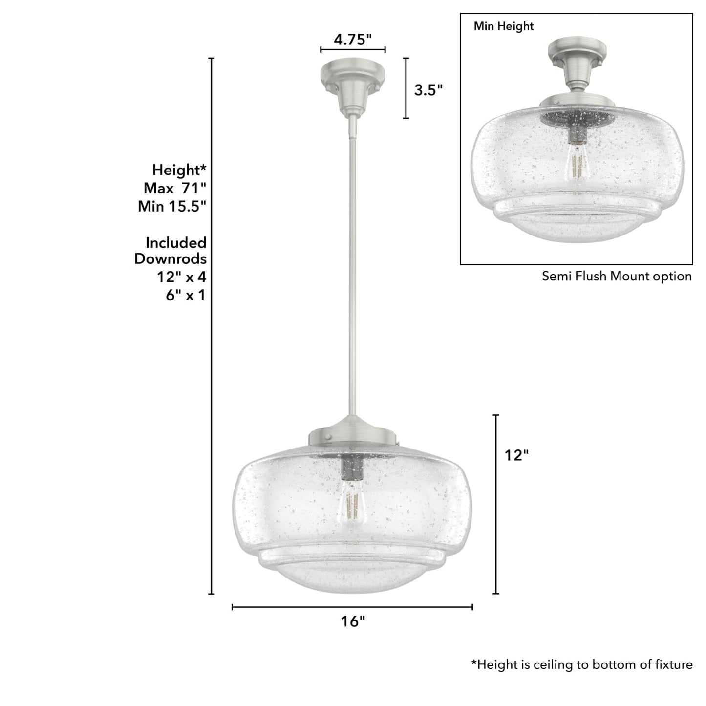 19193_4_saddle_creek_clear_seeded_glass_1_light_16_inch_pendant-brushed_nickel-dimensiongraphic