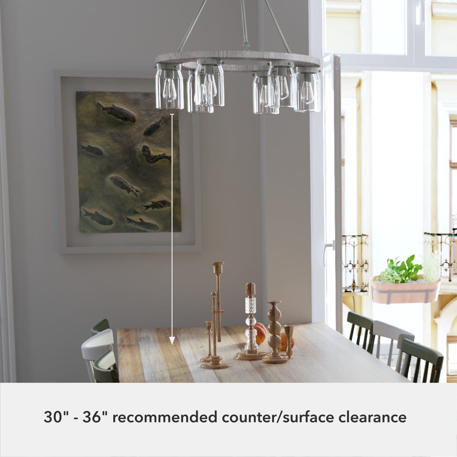 Hunter Devon Park 6 Light Chandelier Ceiling Light – Hunter Fan