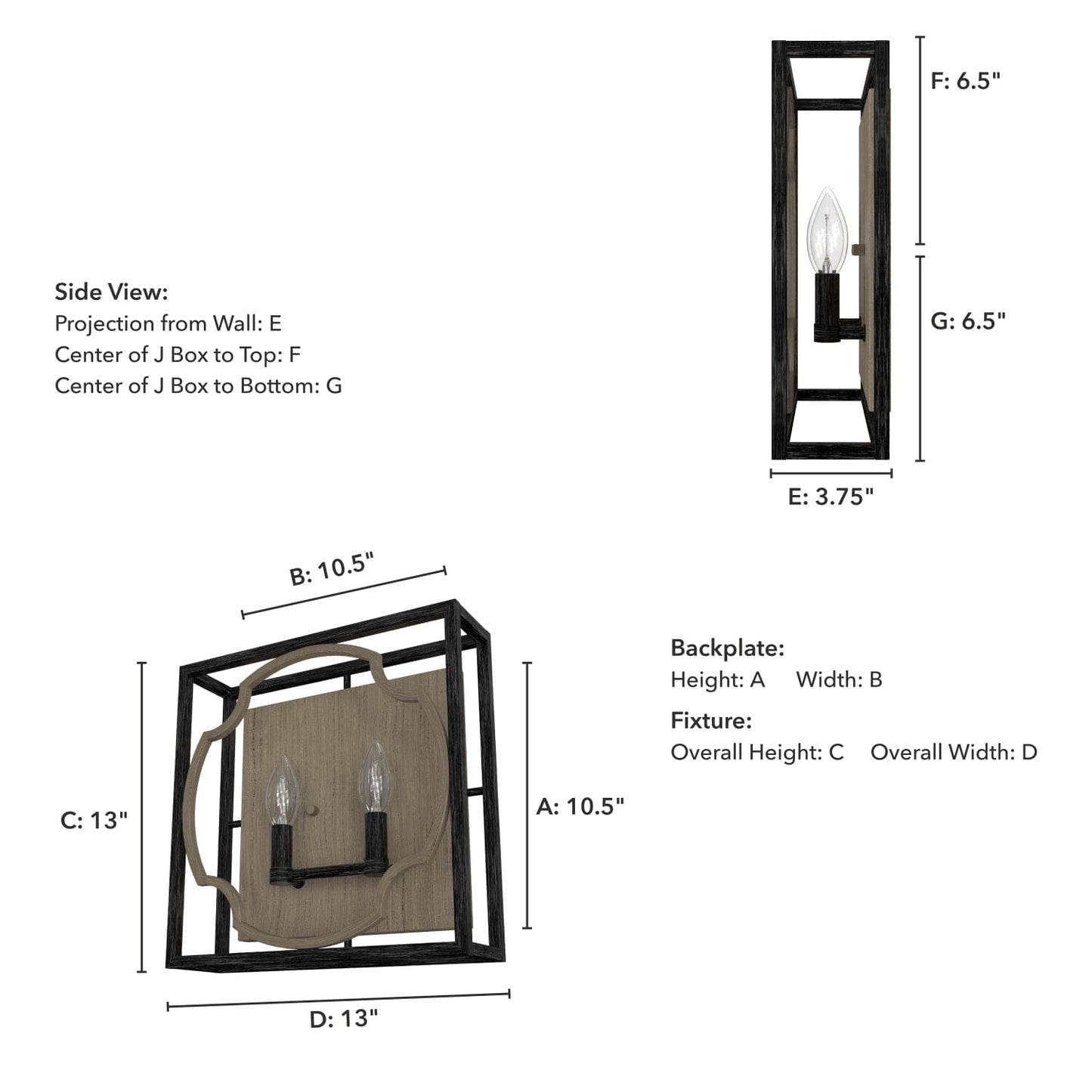 19227_4_stone_creek_2_light_wall_sconce-french_oak-dimensiongraphic