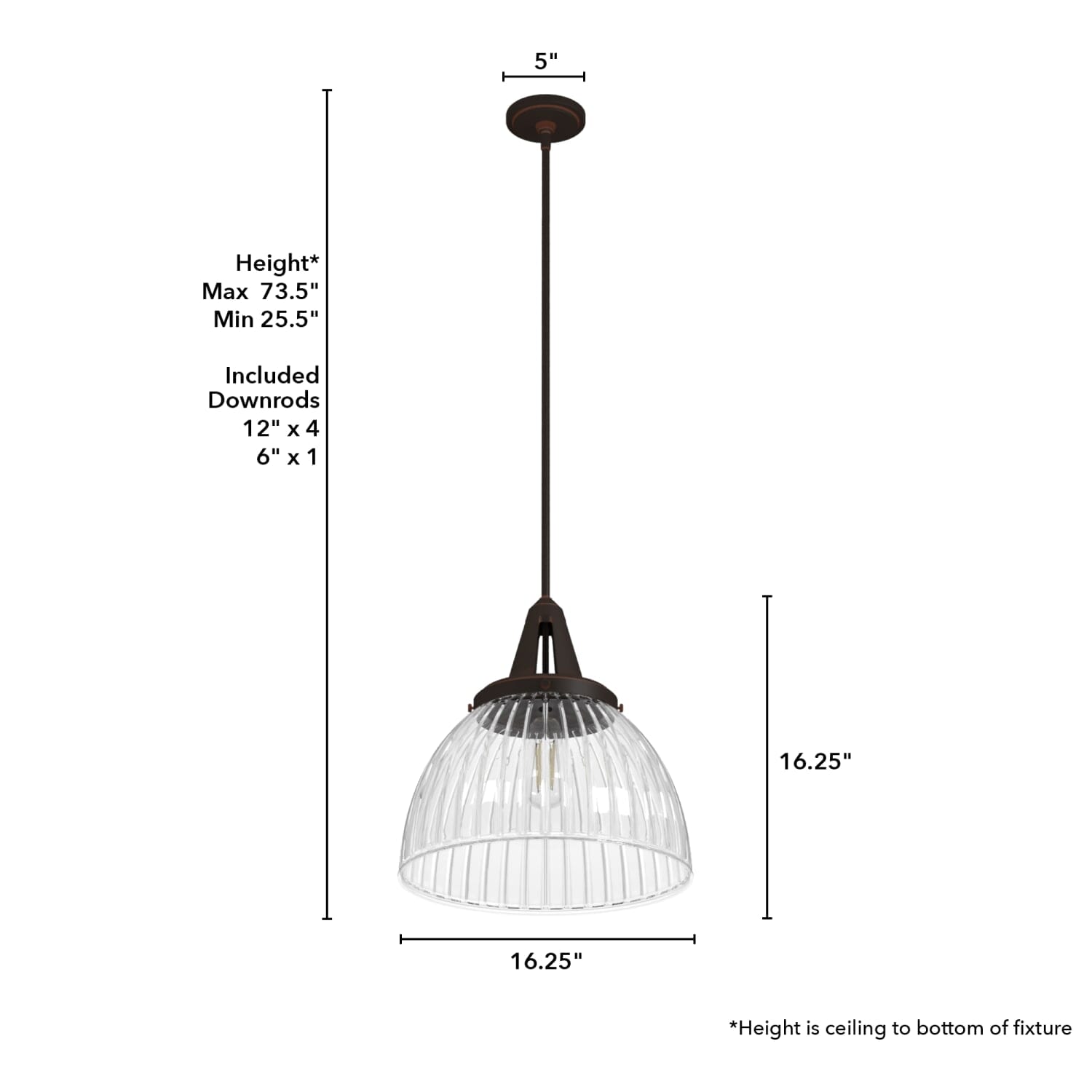 19252_4_cypress_grove_1_light_pendant_16_inch-onyx_bengal-dimensiongraphic