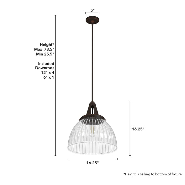 19252_4_cypress_grove_1_light_pendant_16_inch-onyx_bengal-dimensiongraphic