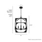 19285_4_highland_hill_4_light_pendant_15_inch-rustic_iron-dimensiongraphic