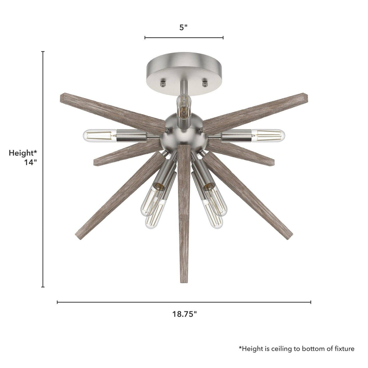 19348_4_semi-flush_mount_jupiter_star_-brushed_nickel-dimensiongraphic