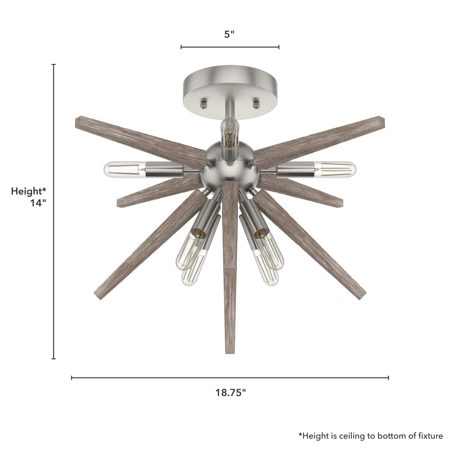 19348_4_semi-flush_mount_jupiter_star_-brushed_nickel-dimensiongraphic