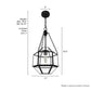 19363_4_indria_1_light_pendant_11_inch-rustic_iron-dimensiongraphic
