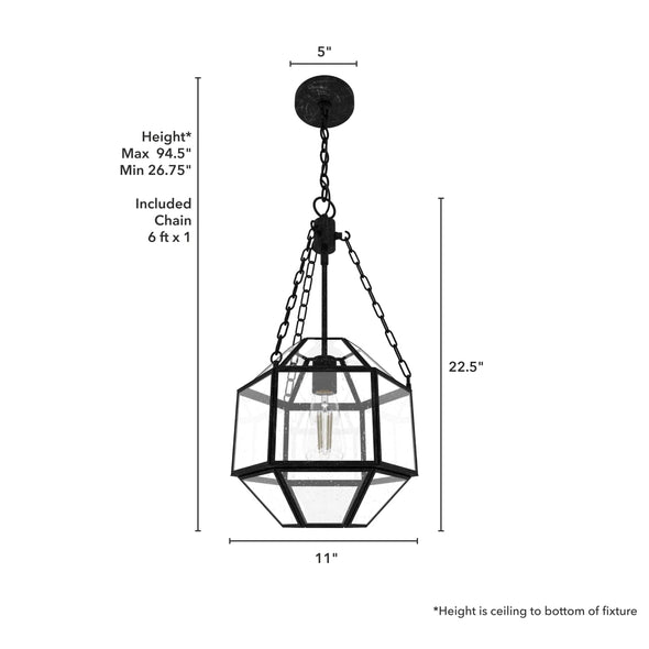 19363_4_indria_1_light_pendant_11_inch-rustic_iron-dimensiongraphic