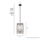 19370_4_chevron_4_light_lantern_11_inch-textured_rust-dimensiongraphic